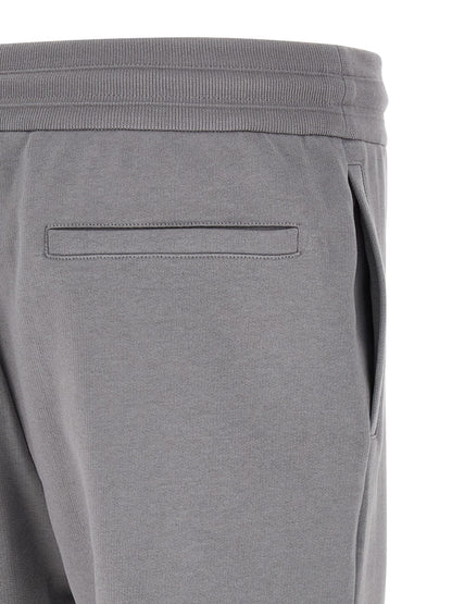 Hooded Activewear by Kiton for men in cotton gray presents a ergonomic silhouette, showcasing the Men's Cotton Hooded Track Suit design with functional for a premium look.