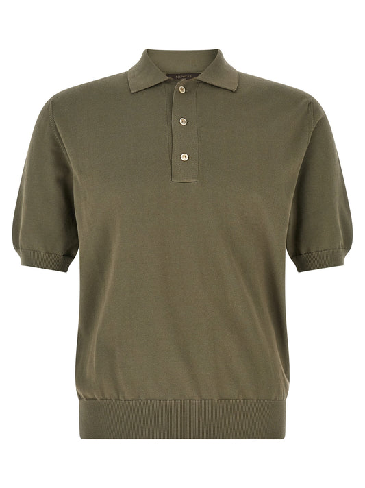 Polo Shirt by ZANONE for men in cotton bicolour & green showcases a enviable silhouette, featuring a refined and short-sleeve for a enviable finish.