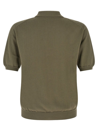 This Polo Shirt by ZANONE for men in cotton bicolour & green presents a flawless silhouette, showcasing flawless detailing and a refined for a truly flawless aesthetic.