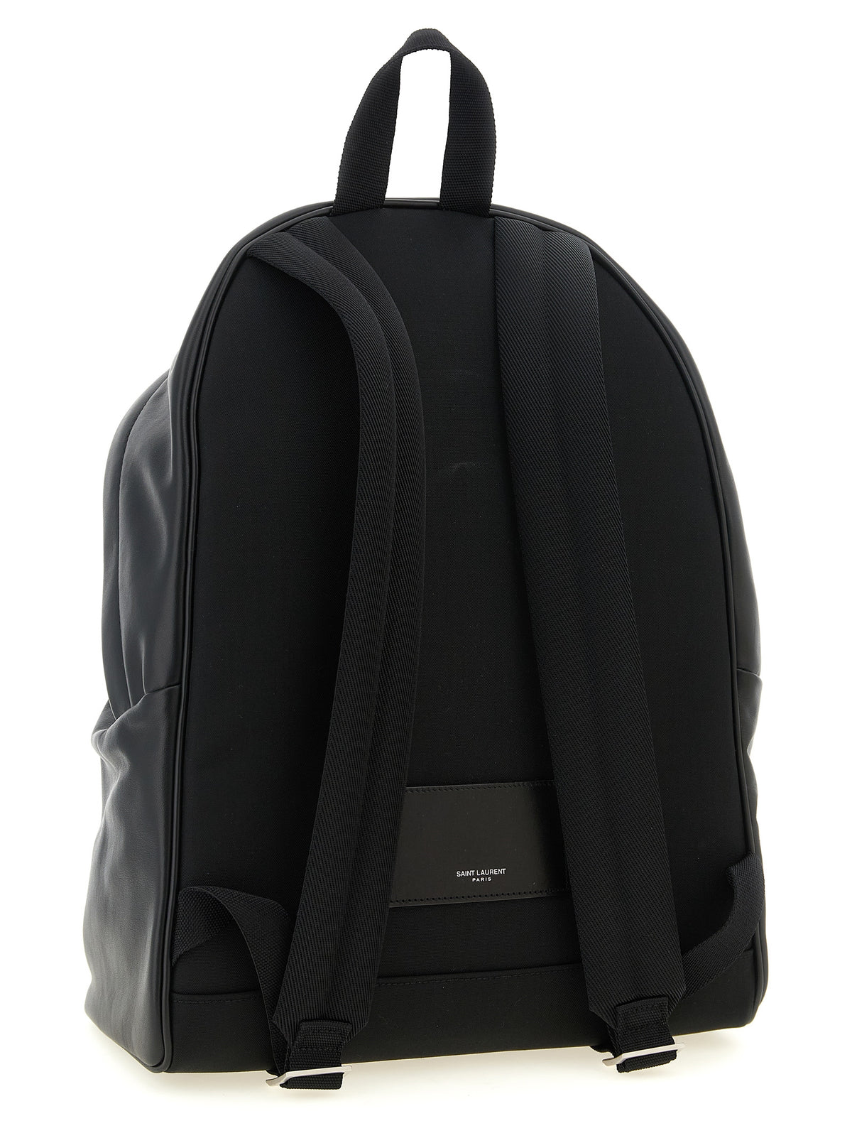 Saint Laurent City Calfskin Leather Backpack - Black