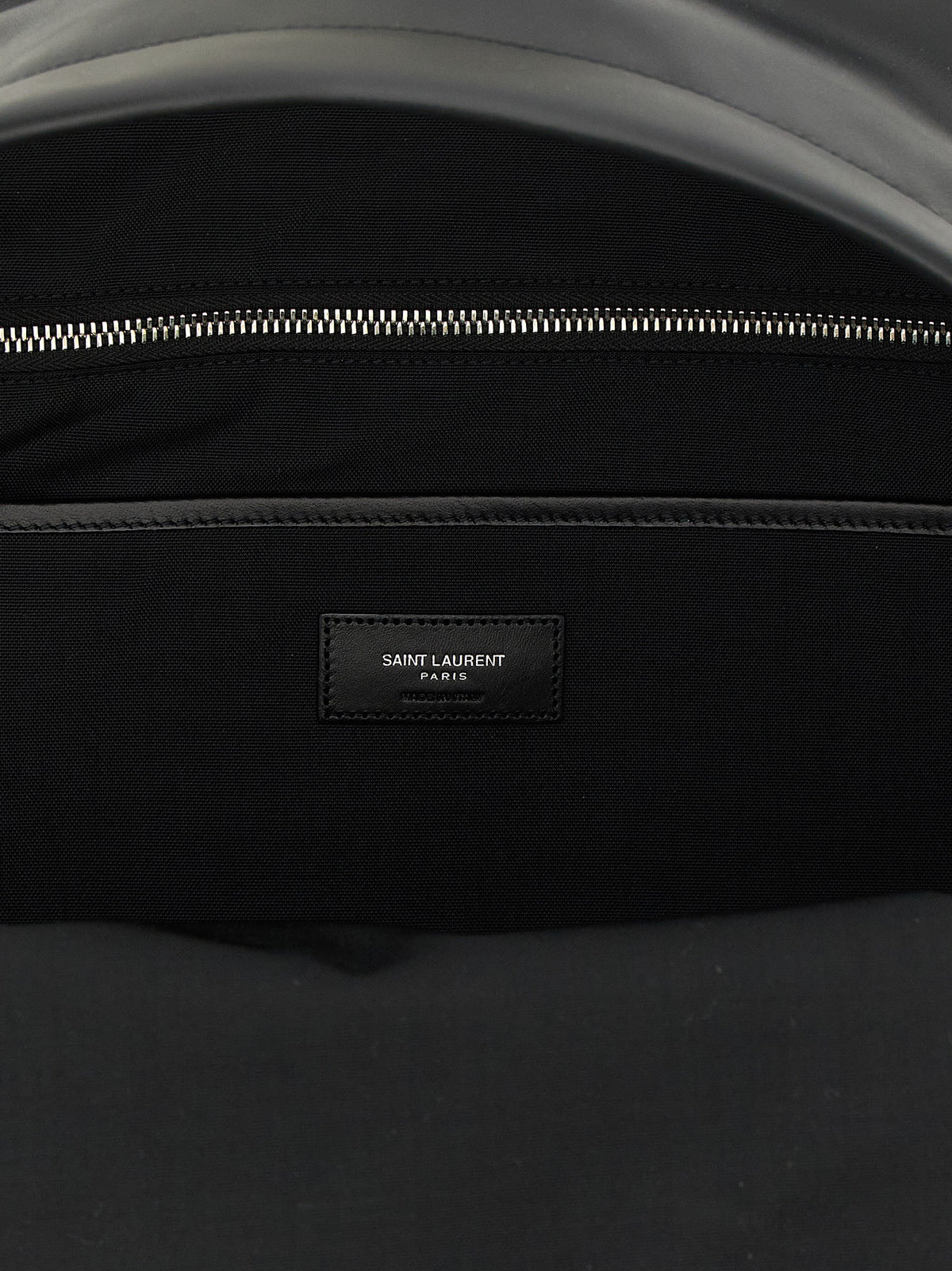 Saint Laurent City Calfskin Leather Backpack - Black