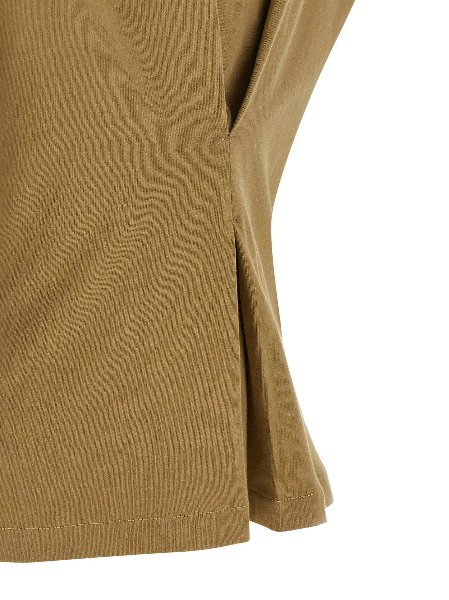 T-Shirt by NUDE for women in cotton sequins brown & nude showcases a fashionable silhouette, elegantly detailed with a fashionable and for a sophisticated, high-fashion look.