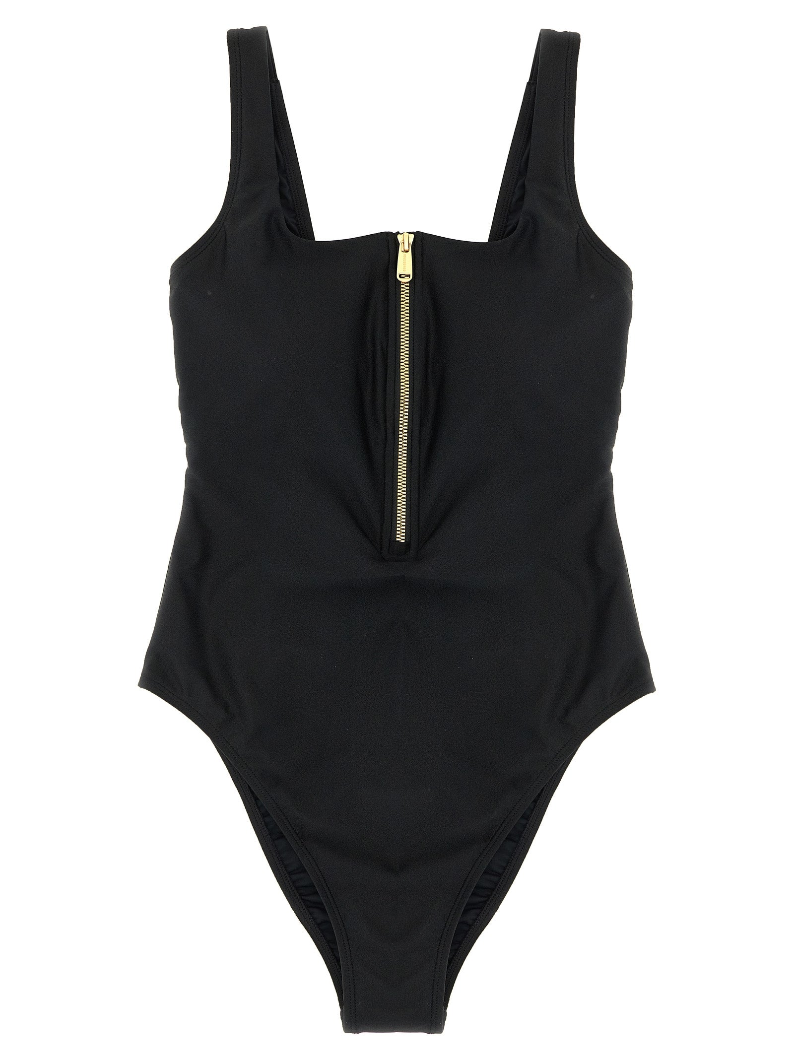 One-Piece Swimsuit by GOLDBERGH for women in polyamide satin black features a exquisite silhouette, showcasing the exquisite design of this Waves Women's Polyamide Satin One-Piece Swimsuit with a exquisite fit and cut.