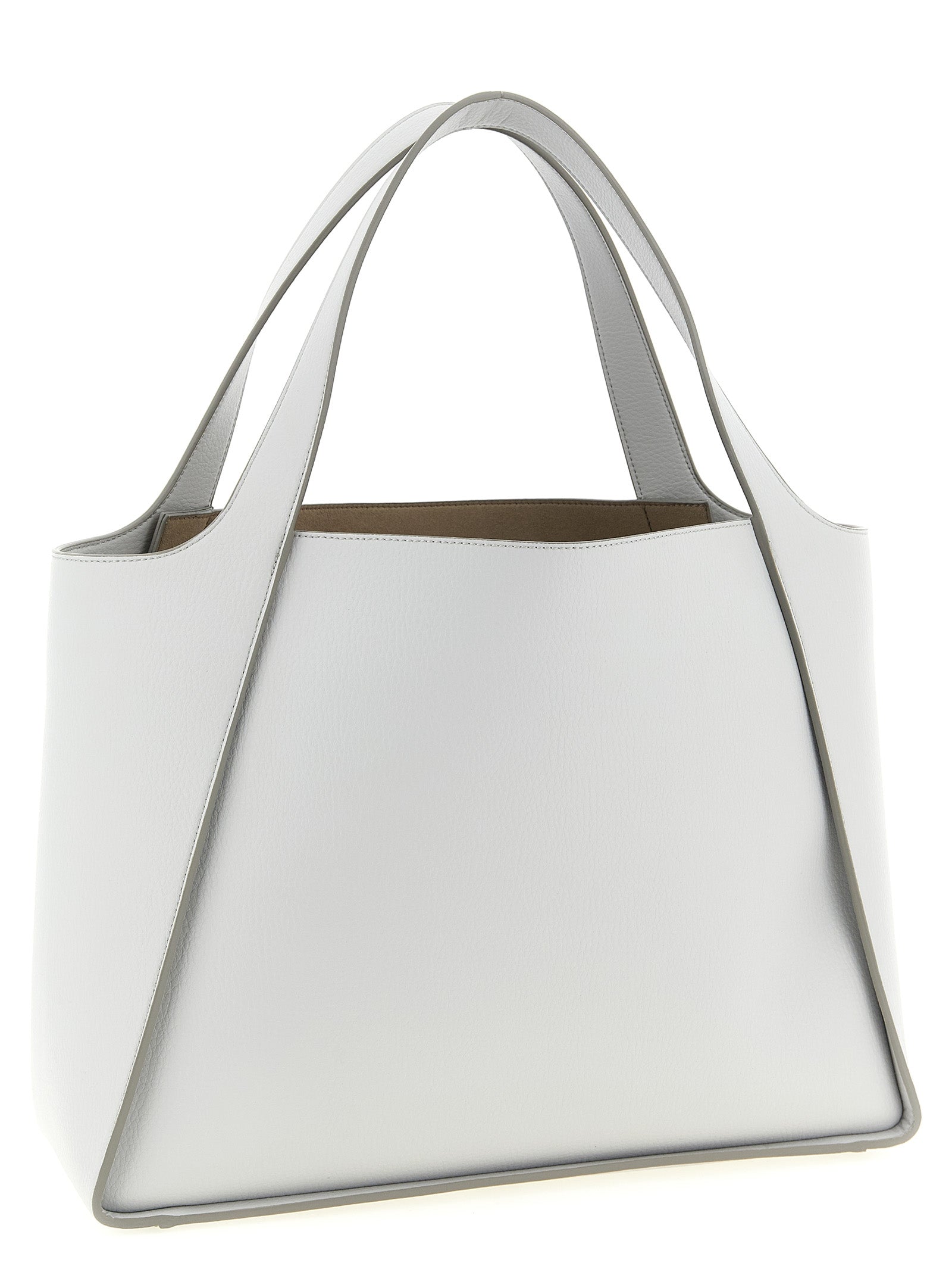 This Tote Clutch Bag by Stella McCartney for women in nylon polyurethane & metal gray features an jet-set Nylon Polyurethane & Metal Tote Clutch Bag design with a secure , ample , and jet-set handle.