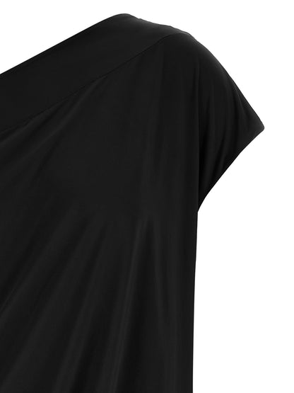 GOLDBERGH Women's Short-Sleeve Polyamide Satin Short Dress - Black