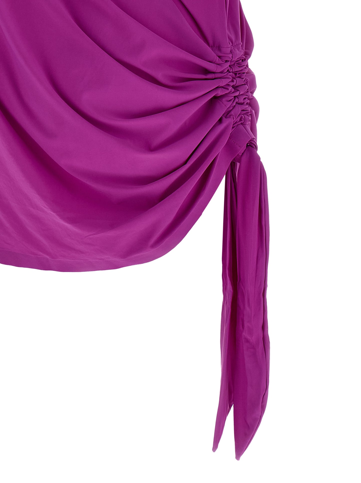Dress by GOLDBERGH for women in polyamide satin purple showcases a striking silhouette, elegantly detailed with a , refined , and a striking short for a striking finish.