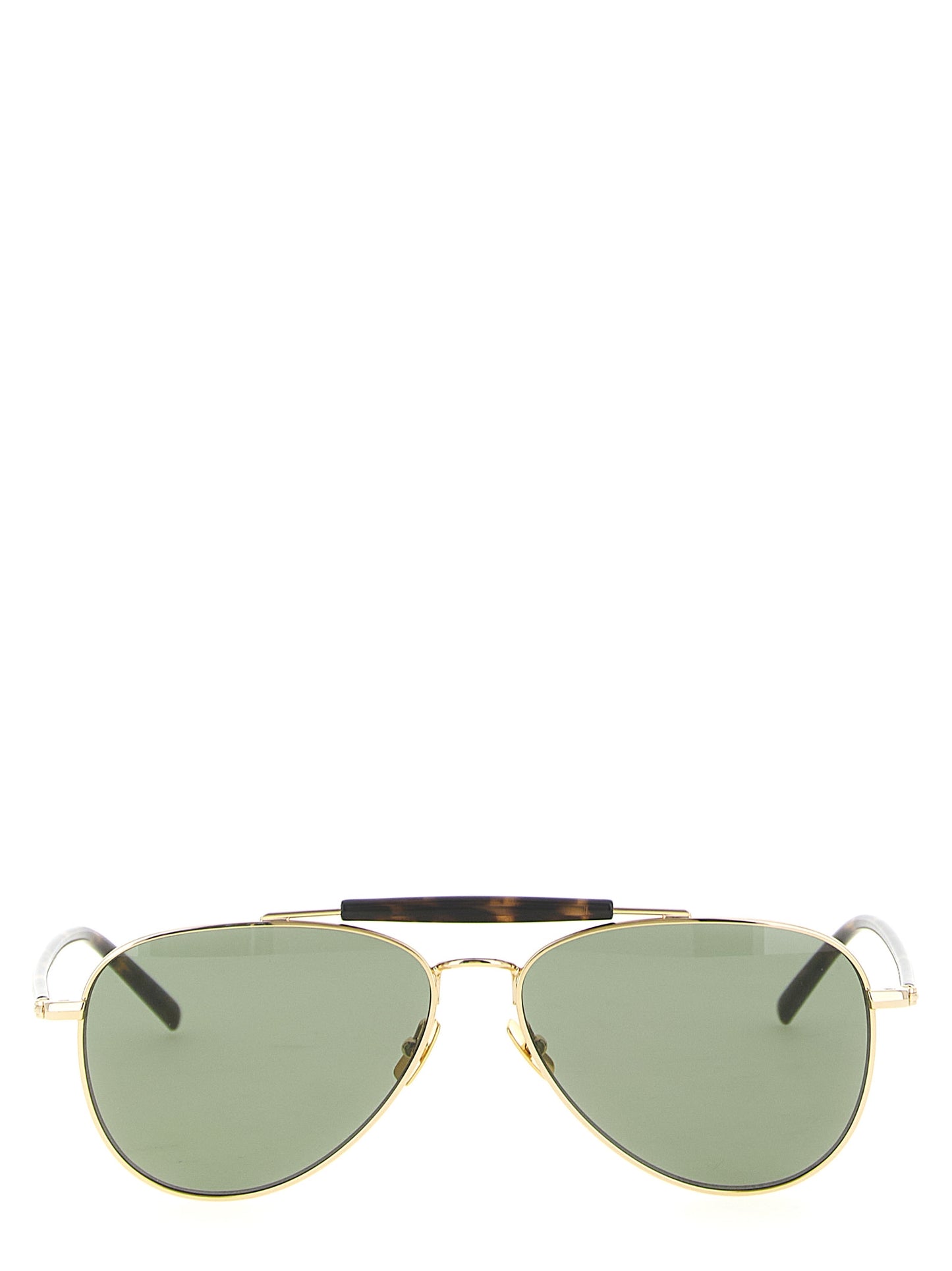 This Sunglasses by Saint Laurent for men in cotton multicolor presents a sumptuous silhouette, showcasing a sumptuous in multicolor coloured frame and high-performance .