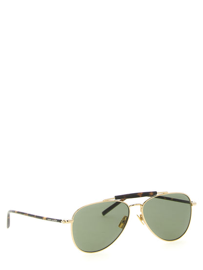 Sunglasses by Saint Laurent for men in cotton multicolor features an effortlessly chic with multicolor coloured frame detailing and for a effortlessly chic aesthetic.