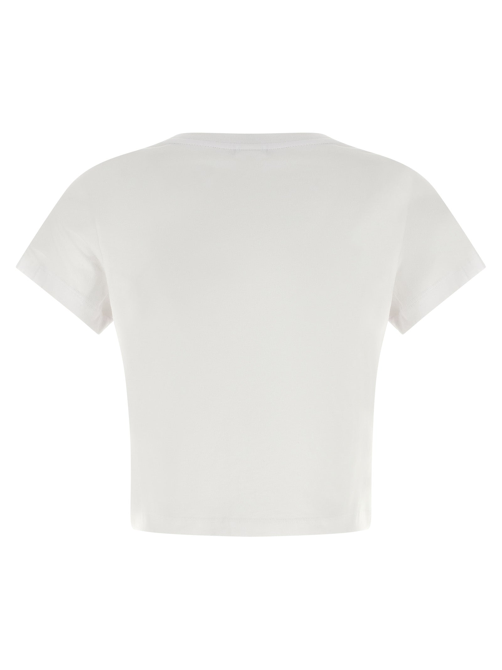 T-Shirt by Maison Kitsuné for women in cotton white features an on trend silhouette, perfectly showcasing a on trend and crew neckline for an elevated aesthetic.