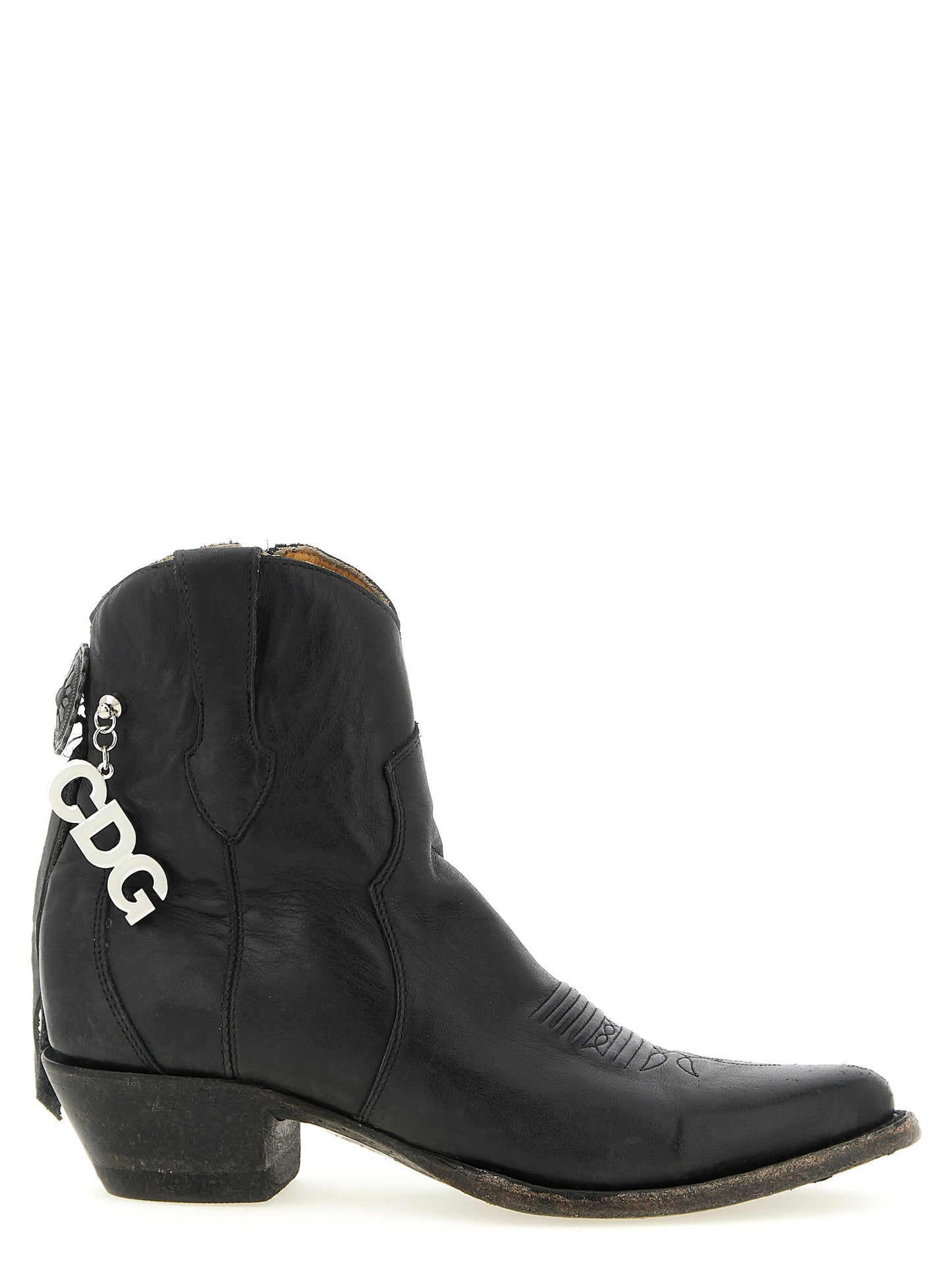 Ankle Chelsea Boots by Comme Des Garçons for women in cowhide leather black features an enchanting design from the Women's Cowhide Leather Ankle Chelsea Boots collection, highlighting a enchanting and for a refined look.