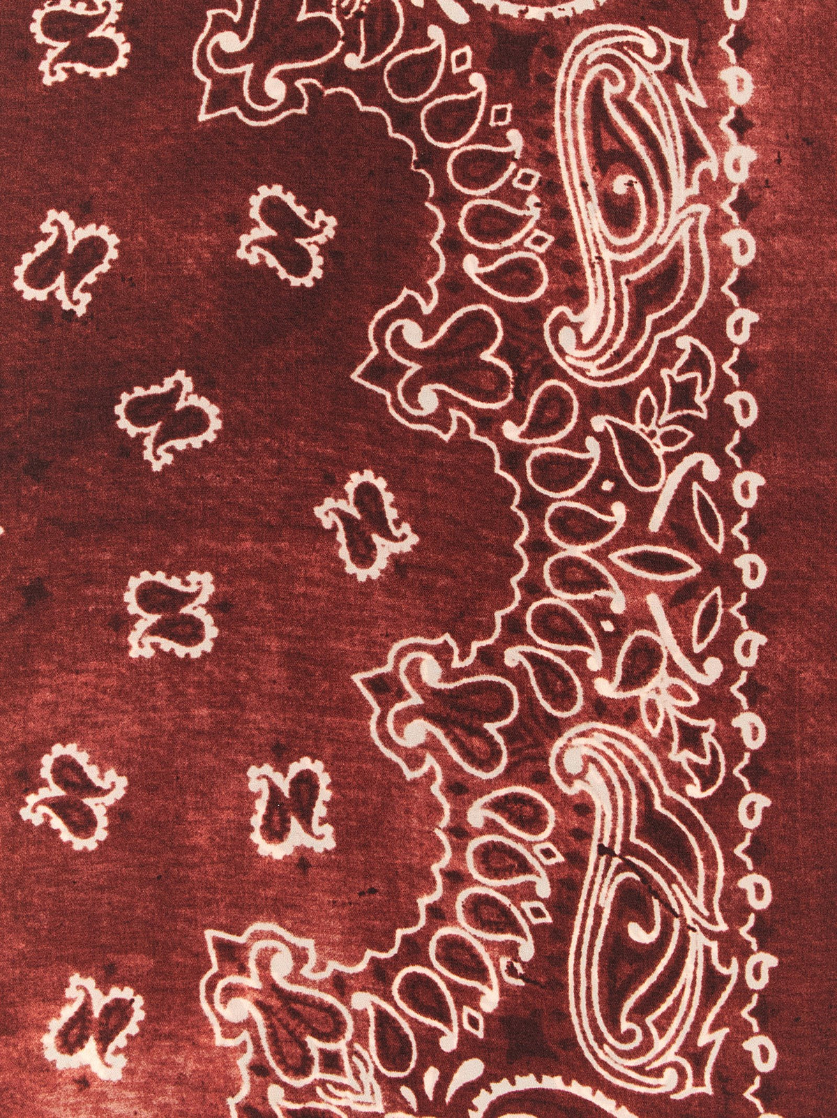 Golden Goose Silk Scarf - Bordeaux Paisley
