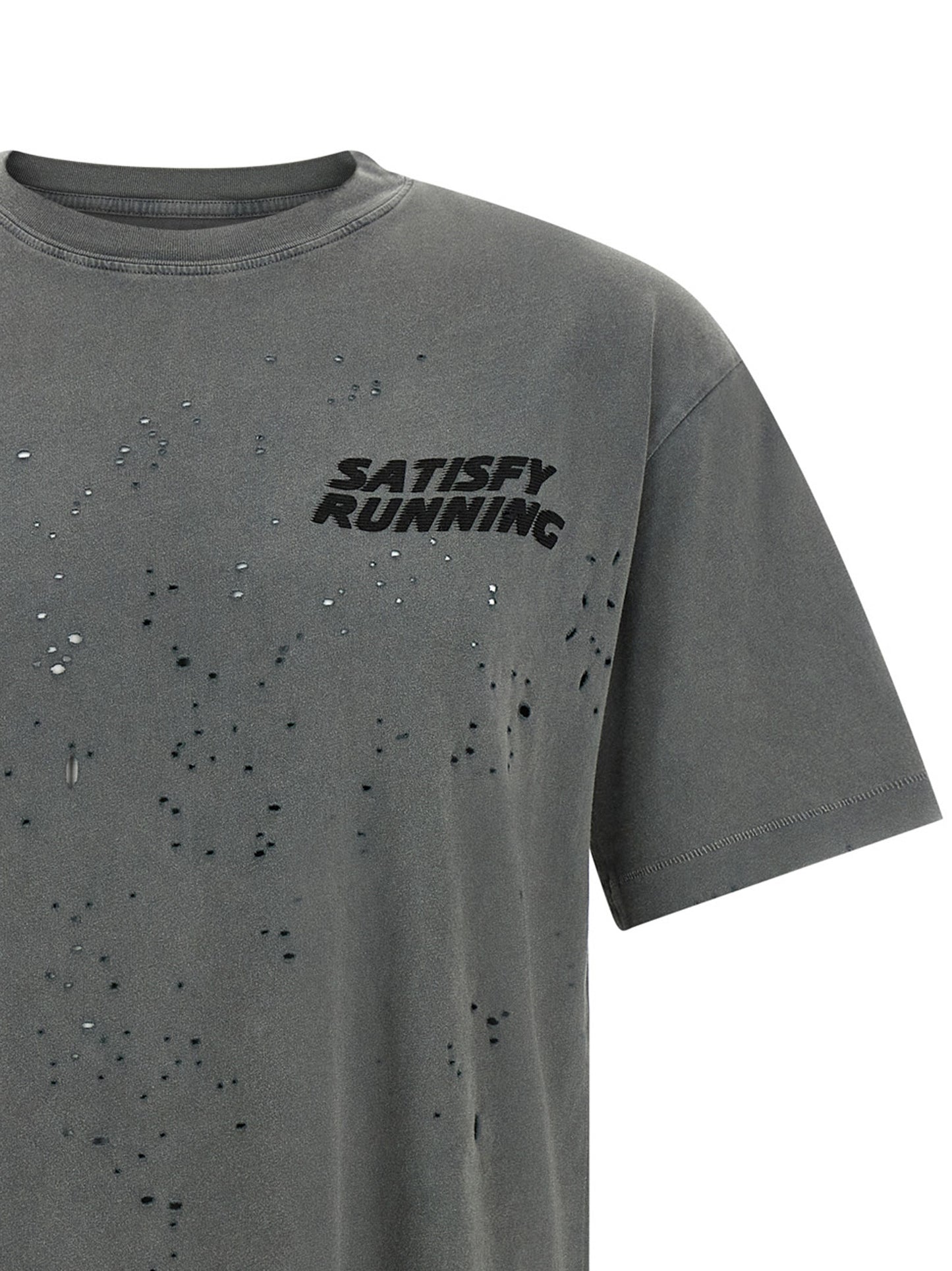 SATISFY Gray Organic Cotton T-Shirt