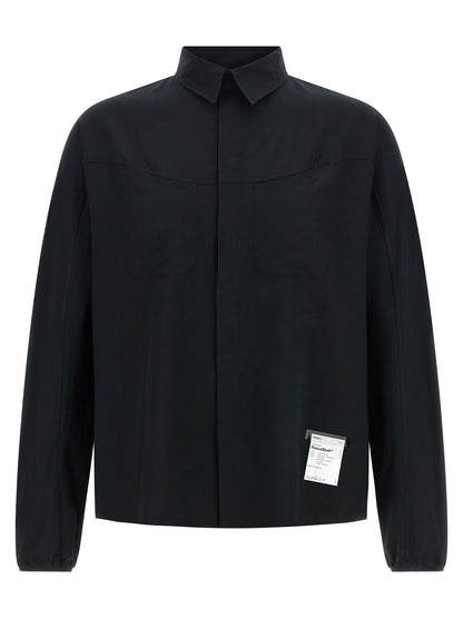 SATISFY Japanese Men's Polyester Twill Shirt - Black