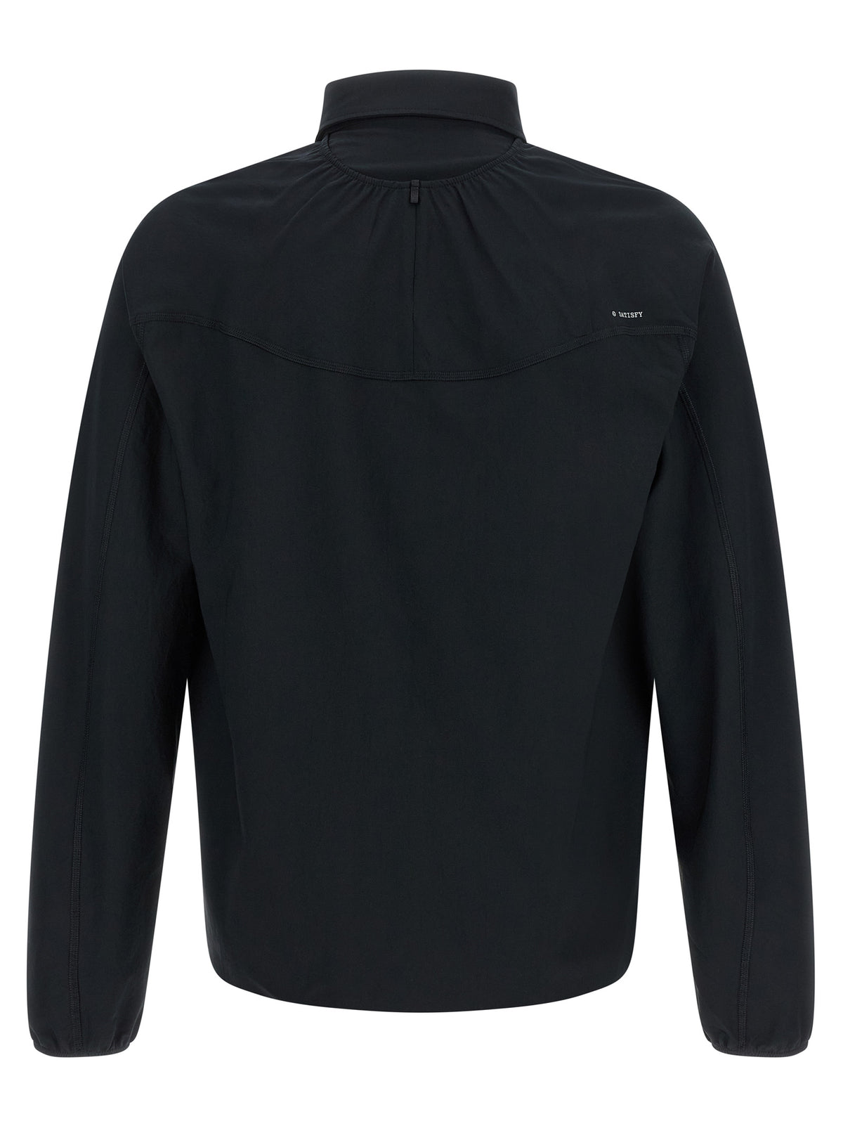 SATISFY Japanese Men's Polyester Twill Shirt - Black