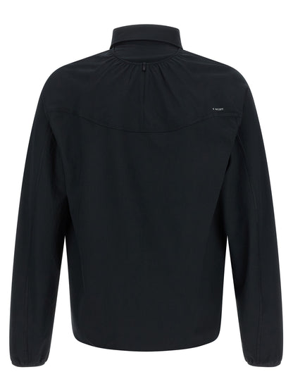 SATISFY Japanese Men's Polyester Twill Shirt - Black