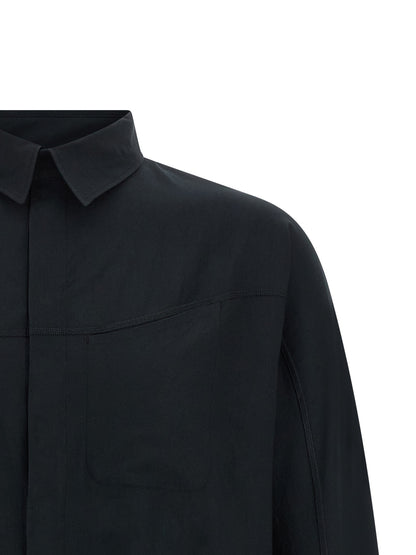 SATISFY Japanese Men's Polyester Twill Shirt - Black
