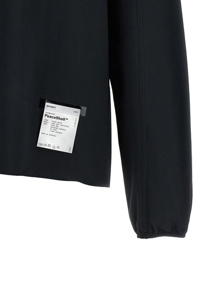 SATISFY Japanese Men's Polyester Twill Shirt - Black