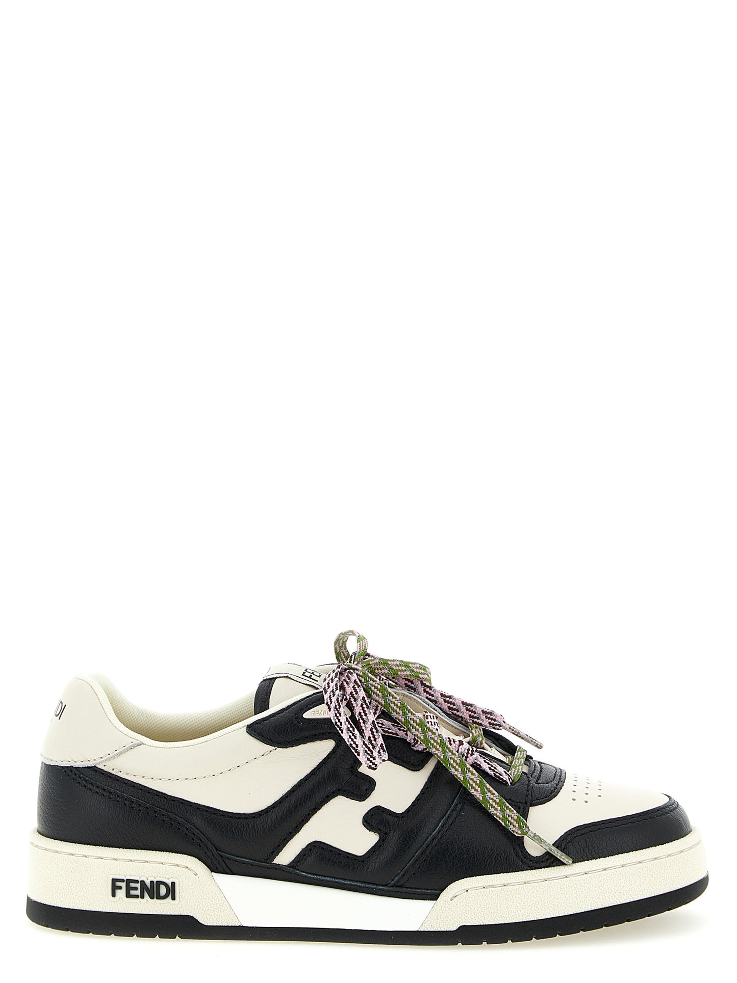 Athletic Sneakers Fendi women calfskin leather bicolour, black & white featuring a avant-garde Women's Athletic Calfskin Leather Sneakers design with a avant-garde athletic style for a refined finish.