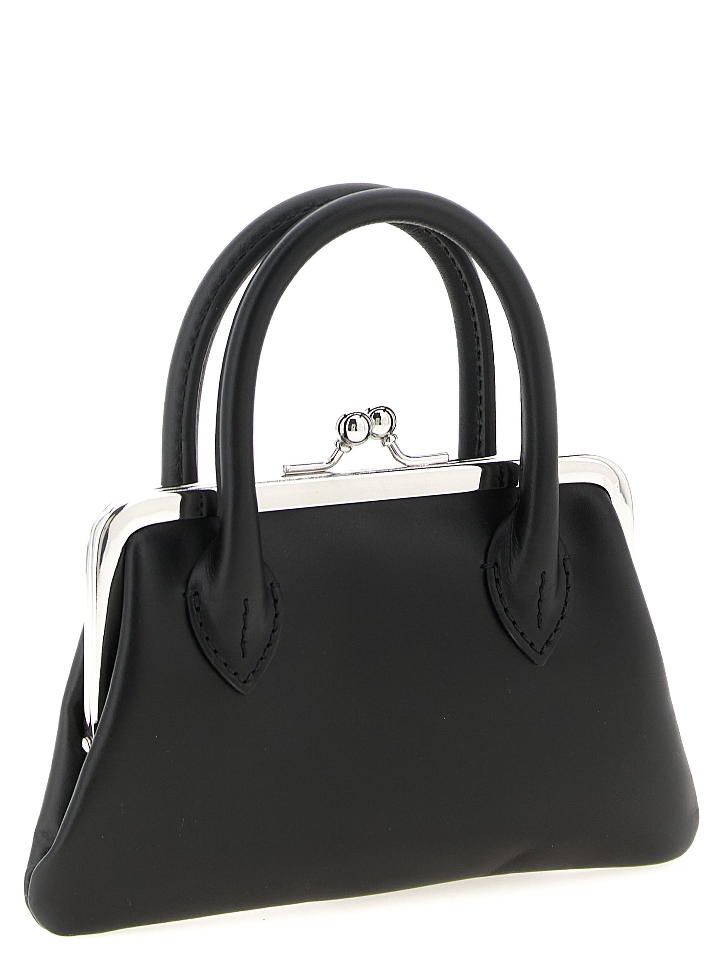 Cardholder Card Case by Comme Des Garçons for women in leather & metal black features an refined design, elegantly showcasing the refined Leather & Metal Cardholder Card Case aesthetic while integrating sophisticated card-organization coin-purse.