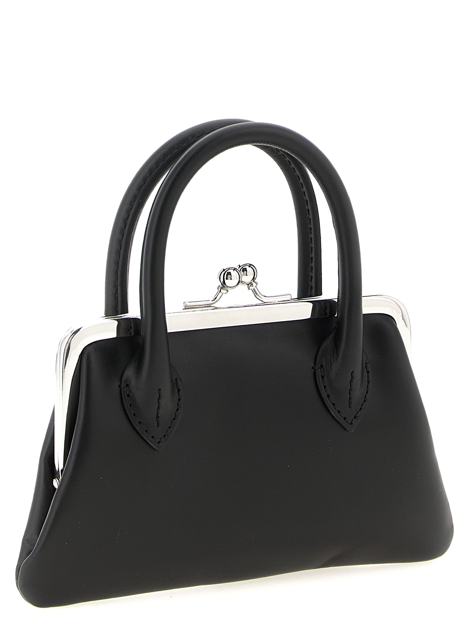 Cardholder Card Case by Comme Des Garçons for women in leather & metal black features an refined design, elegantly showcasing the refined Leather & Metal Cardholder Card Case aesthetic while integrating sophisticated card-organization coin-purse.