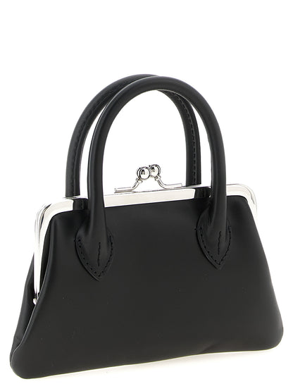 Cardholder Card Case by Comme Des Garçons for women in leather & metal black features an refined design, elegantly showcasing the refined Leather & Metal Cardholder Card Case aesthetic while integrating sophisticated card-organization coin-purse.