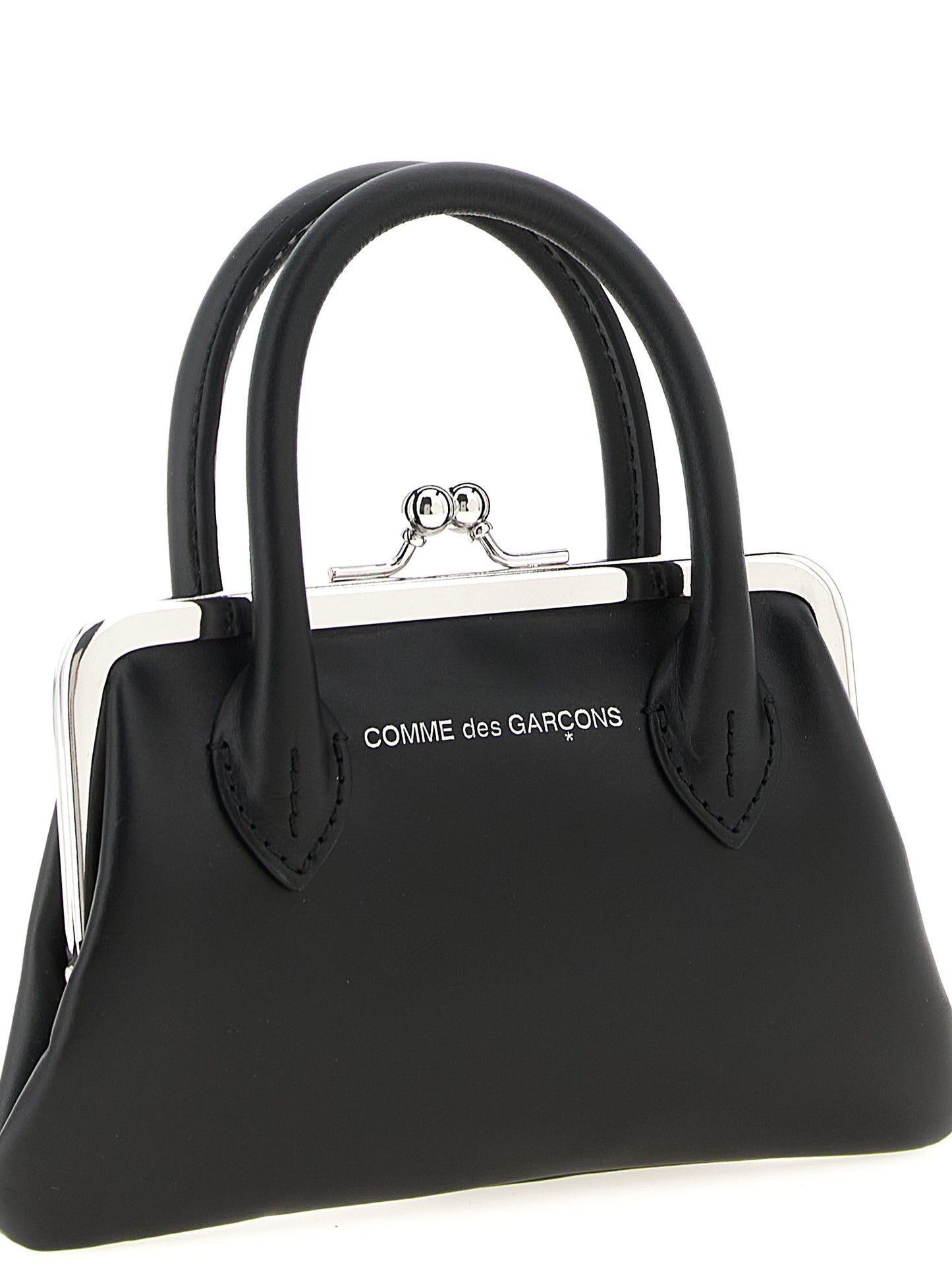 Cardholder Card Case by Comme Des Garçons for women in leather & metal black features a refined silhouette, showcasing the elegant lines of the Leather & Metal Cardholder Card Case alongside premium card-organization coin-purse for a refined finish.