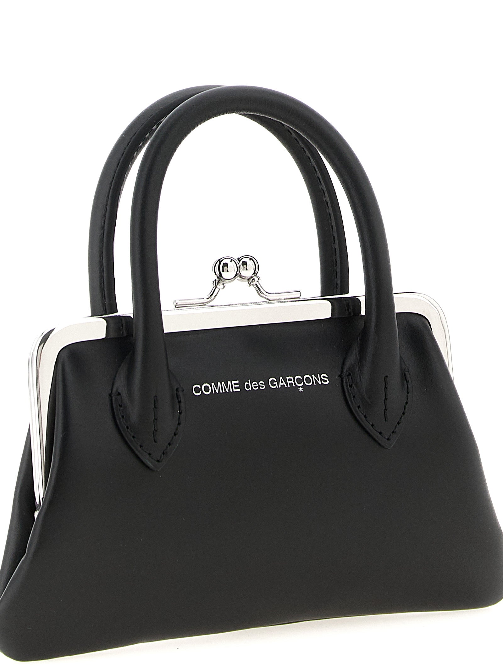 Cardholder Card Case by Comme Des Garçons for women in leather & metal black features a refined silhouette, showcasing the elegant lines of the Leather & Metal Cardholder Card Case alongside premium card-organization coin-purse for a refined finish.