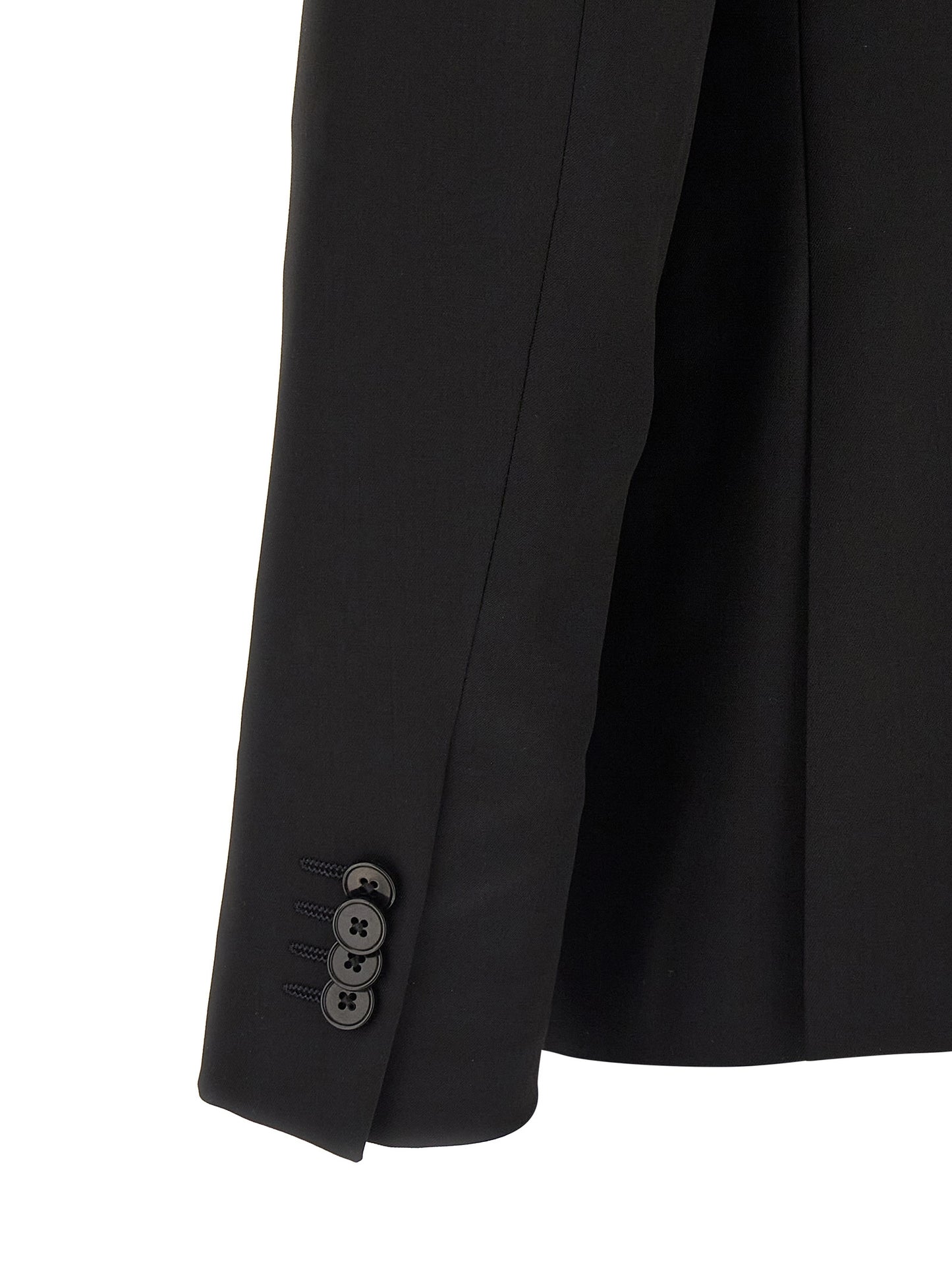 Pant Suit by ZEGNA for men in viscose mohair wool black presents a sharp silhouette, artfully finished with a sharp and a sophisticated for a truly sharp look.
