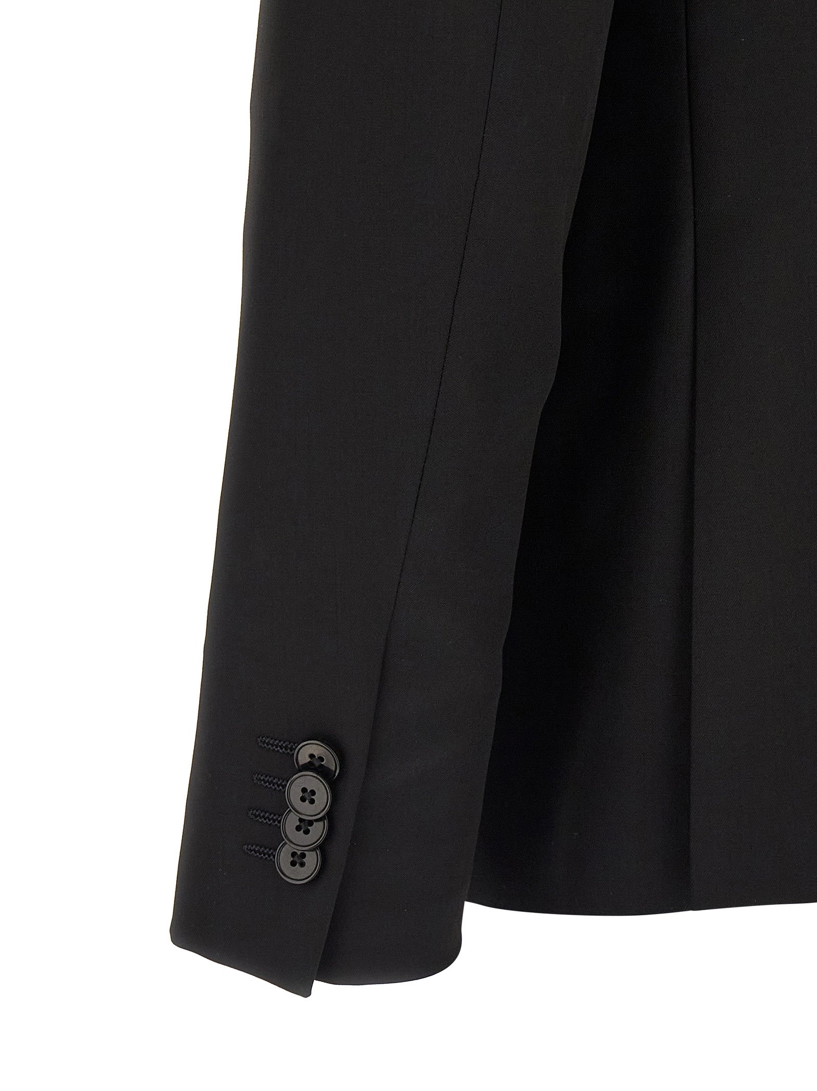 Pant Suit by ZEGNA for men in viscose mohair wool black presents a sharp silhouette, artfully finished with a sharp and a sophisticated for a truly sharp look.
