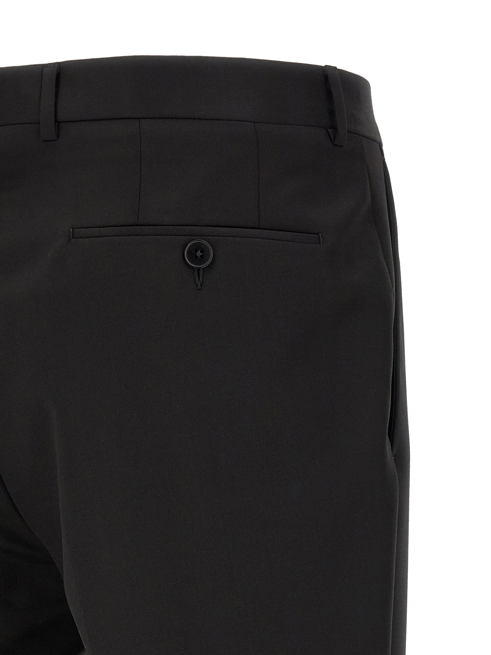 Pant Suit by ZEGNA for men in viscose mohair wool black presents a nuanced silhouette, showcasing a nuanced and nuanced for an elevated aesthetic.