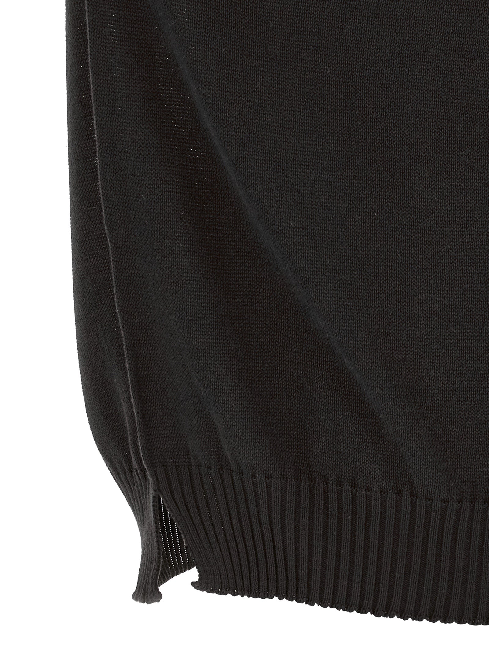 Cardigan by MA'RY'YA for men in modacrylic & cotton black features an crisp silhouette, showcasing a sophisticated and detail for a truly crisp finish.