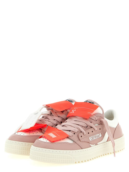 Sneakers by Off-White for women in nylon polyester canvas & leather multicolor, pink & white features an versatile design from the Women's Low Top Nylon Polyester Canvas & Leather Sneakers collection, highlighting a versatile low-top style for a premium, high-fashion look.