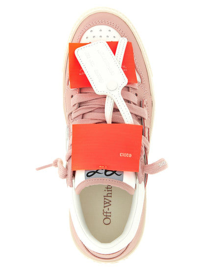 Sneakers by Off-White for women in nylon polyester canvas & leather multicolor, pink & white features a chic design, perfectly showcasing the chic low-top style of this Women's Low Top Nylon Polyester Canvas & Leather Sneakers.