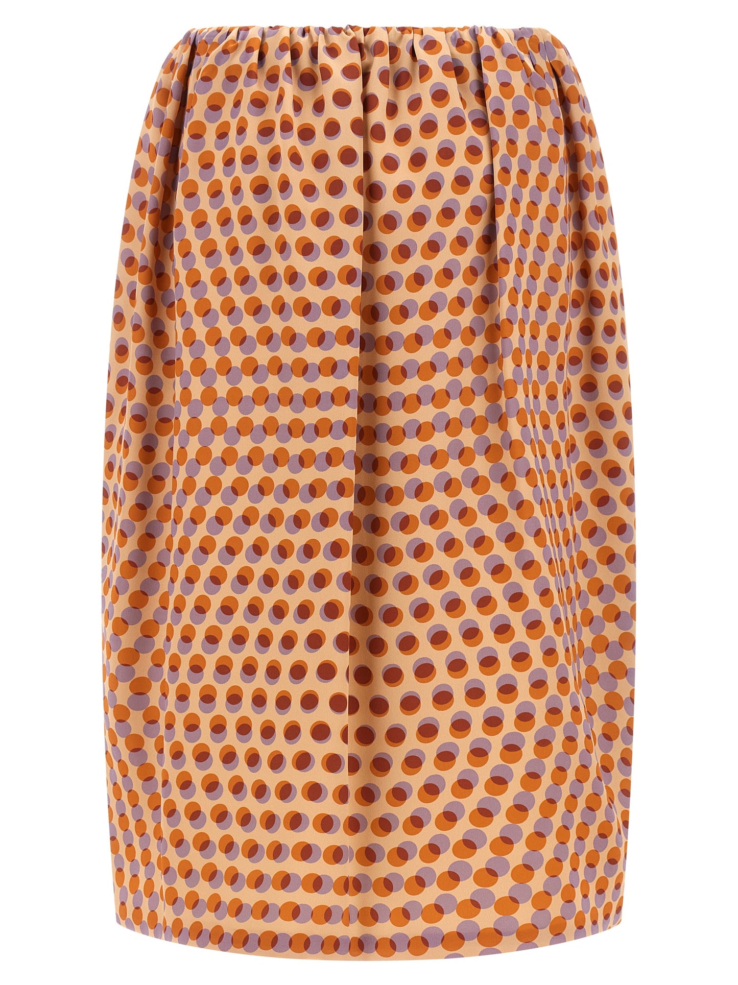 Skirt by Dries Van Noten for women in silk multicolor & patterned features a captivating silhouette, showcasing the captivating Women's Asymmetrical Silk Skirt design with a sophisticated midi for a captivating look.