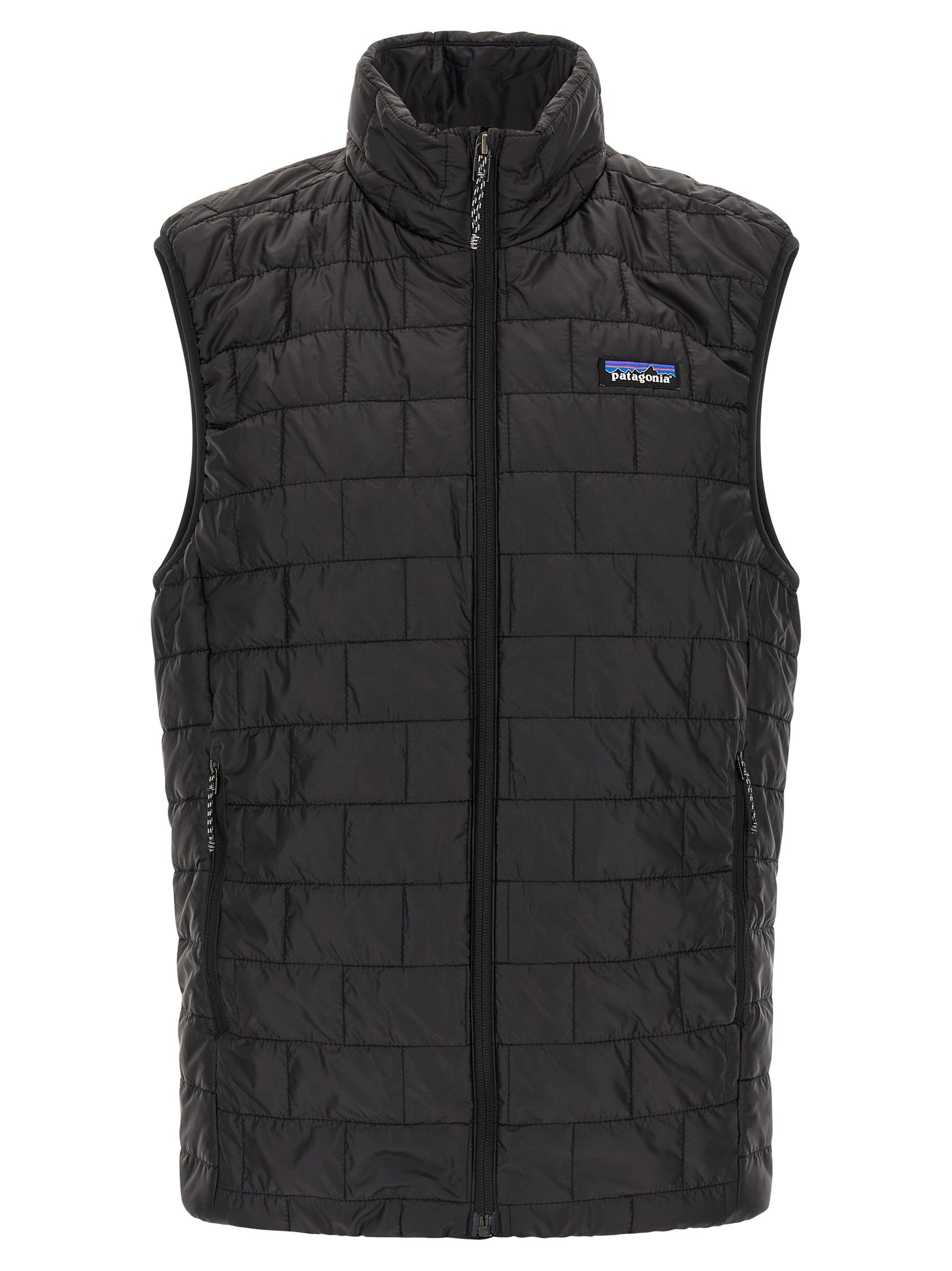 This Jacket by PATAGONIA for men in polyester black & gold showcases a magnificent silhouette, meticulously crafted with a distinctive high-neck neckline and functional lightweight, pockets & insulated for a magnificent finish.