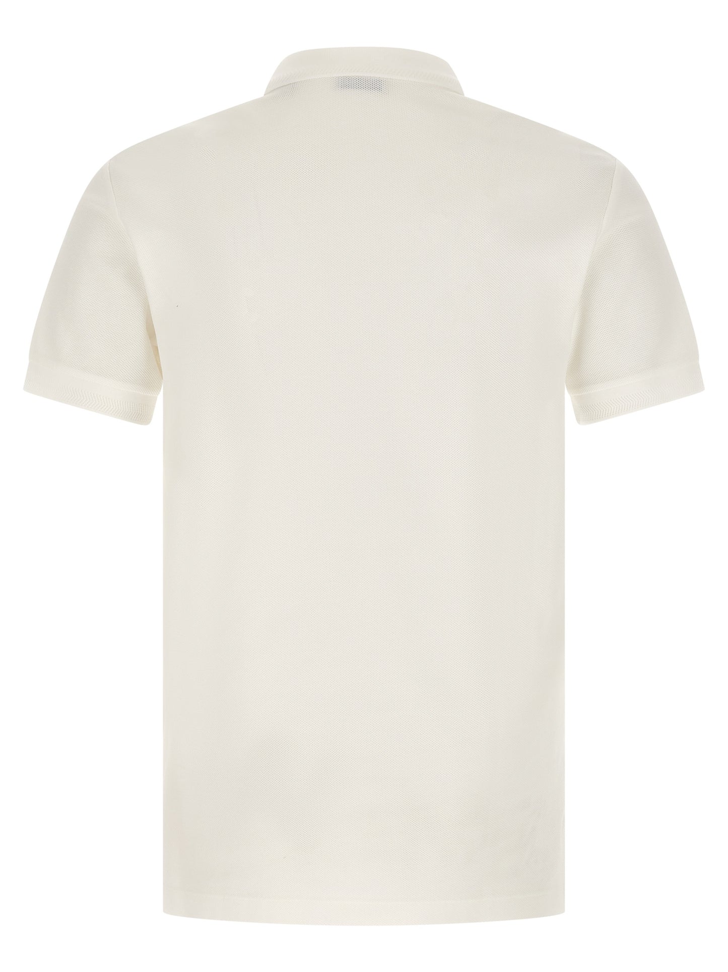 Polo Shirt by Burberry for men in cotton white, patterned, chevron & signature presents a crisp silhouette, artfully detailed with a crisp and crisp .