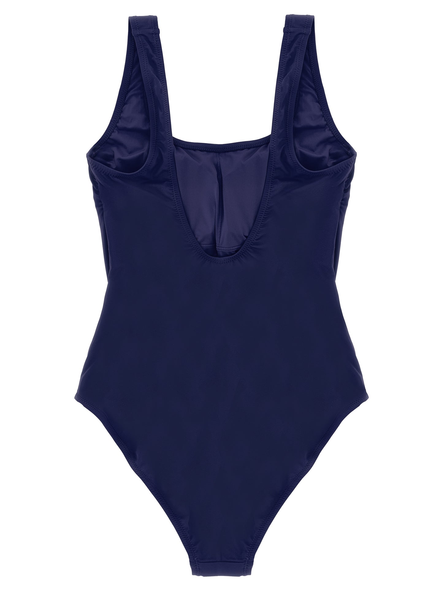 Polo Ralph Lauren Pony Women's Stretch Nylon One-Piece Swimsuit - Blue