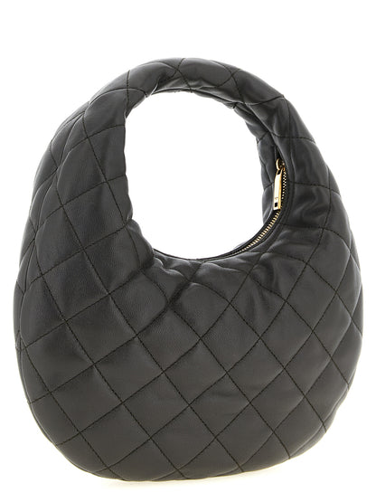 Quilted Handbag by Saint Laurent for women in lamb leather brown features a refined silhouette, showcasing a secure zipper, organized , and versatile handle for a refined finish.