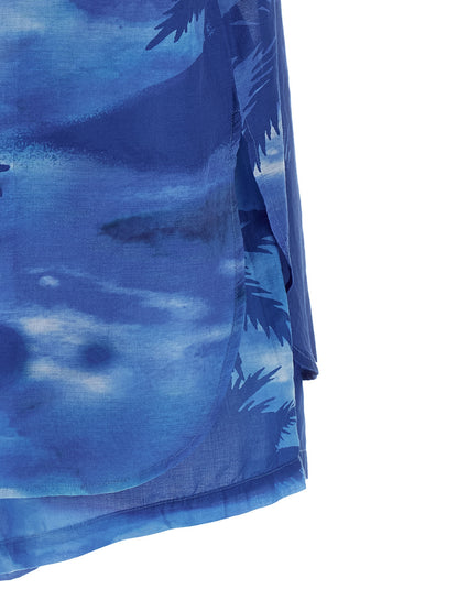 Shorts by Polo Ralph Lauren for women in cotton blue & print features a stylish relaxed-fit and short cut with a stylish .