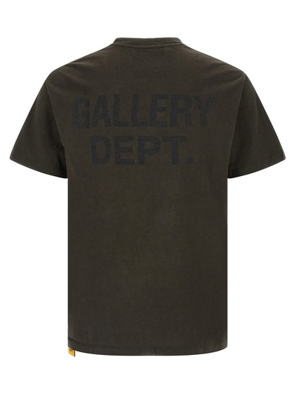 T-Shirt by GALLERY DEPT. for men in cotton black & print showcases a chic silhouette, artfully detailed with a chic crew neckline and for a chic finish.