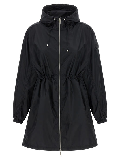 Hooded Parka by Canada Goose for women in polyamide black features a stylish silhouette, meticulously detailed with a sophisticated hooded high-neck neckline and functional windproof, pockets & hooded for a stylish finish.