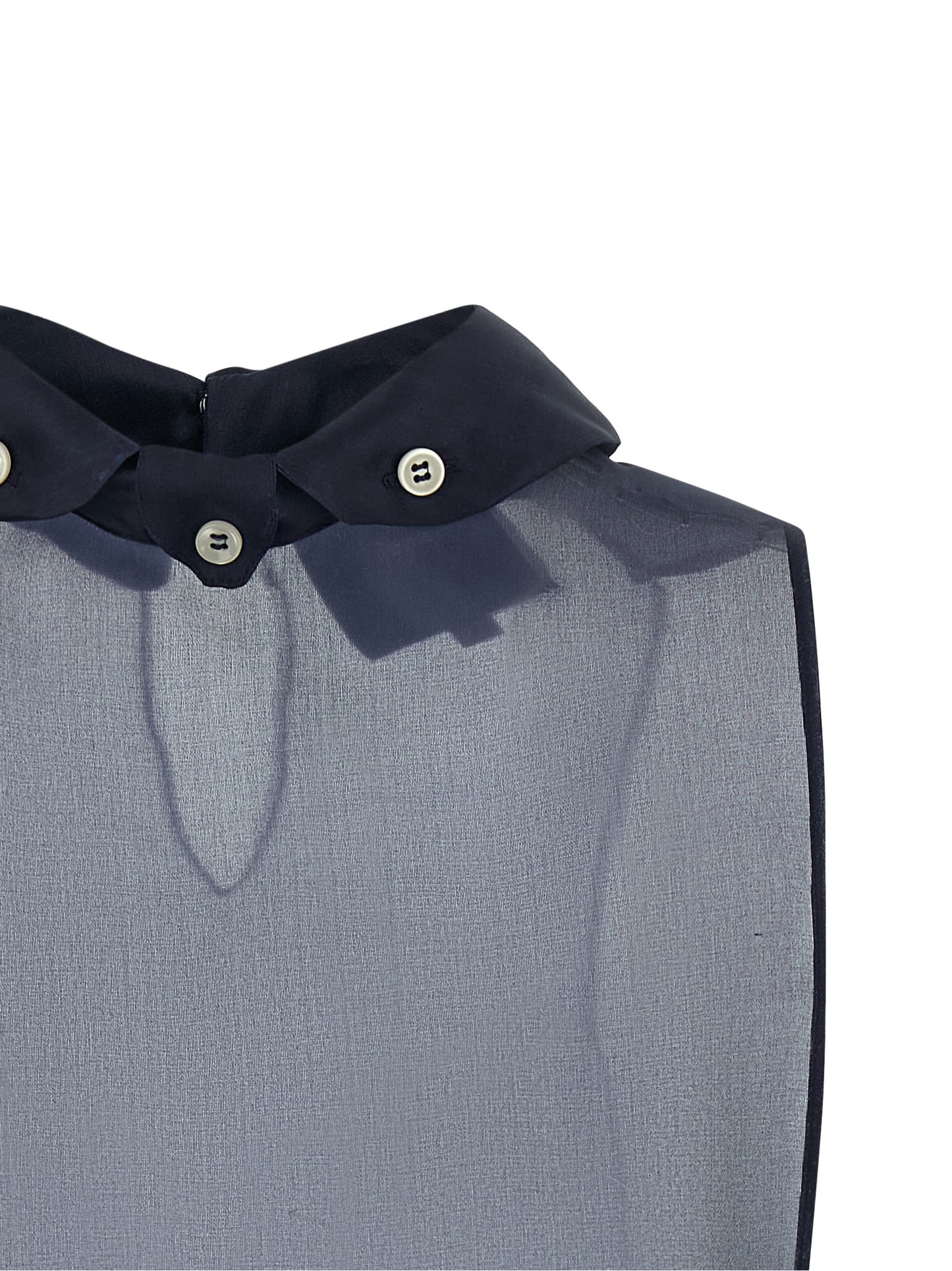 Shirt by MAISON JEJIA for women in silk blue, pearl & transparent features an polished silhouette, showcasing a sophisticated and detail for a truly polished finish.