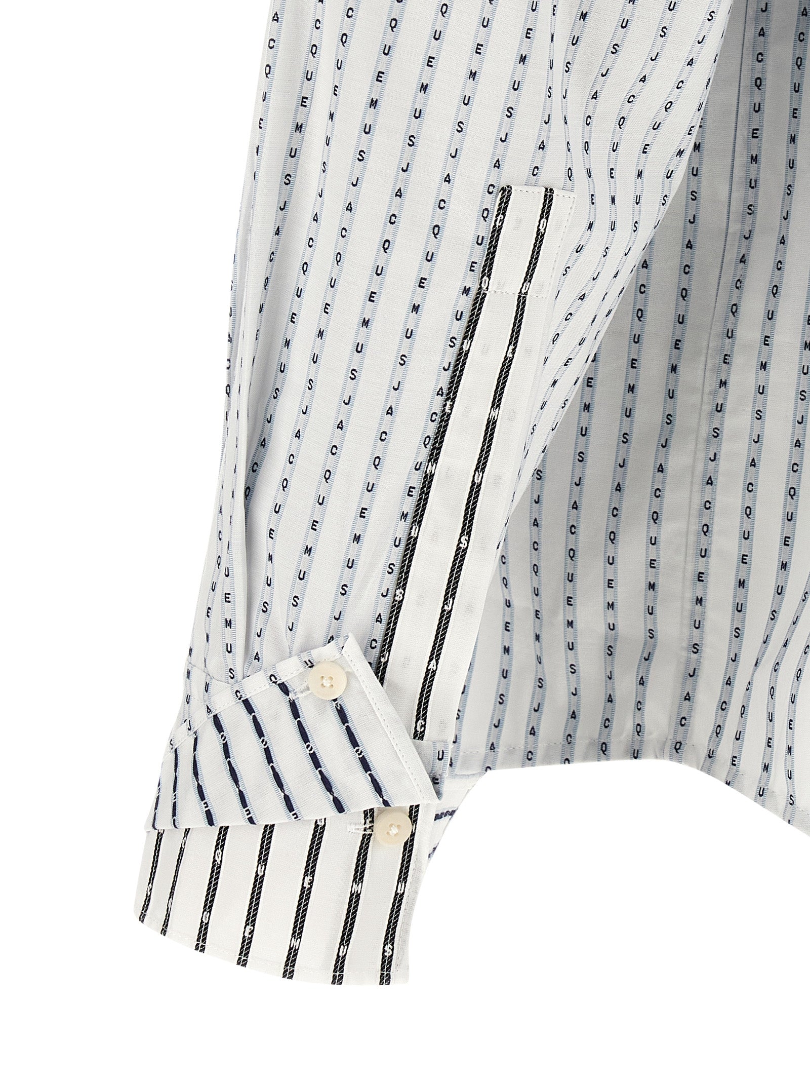 Shirt by Jacquemus for men in cotton horn, multicolor & jacquard, featuring a nuanced and nuanced for a sophisticated finish.