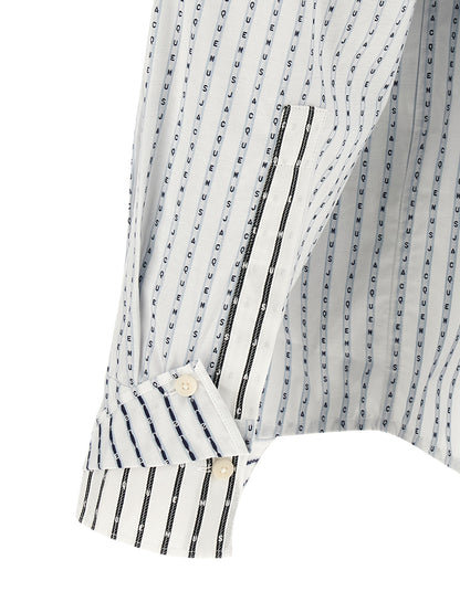 Shirt by Jacquemus for men in cotton horn, multicolor & jacquard, featuring a nuanced and nuanced for a sophisticated finish.