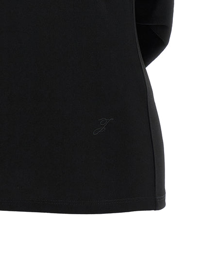 T-Shirt by Jacquemus for women in polyamide viscose black features an on trend silhouette, perfectly showcasing a on trend and for an elevated aesthetic.