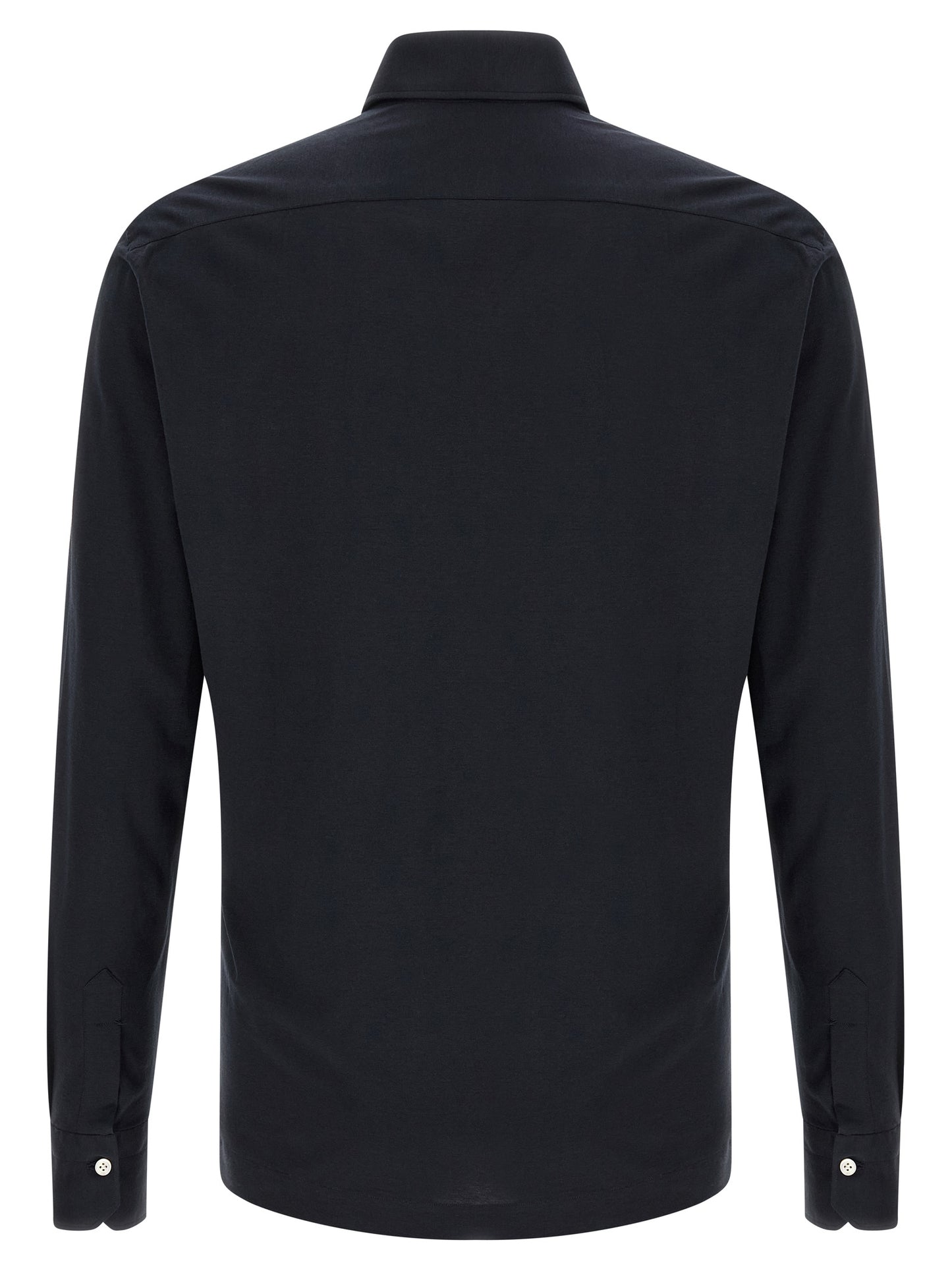 Polo Shirt by Kiton for men in cotton blue presents a crisp silhouette, artfully detailed with a crisp and crisp .