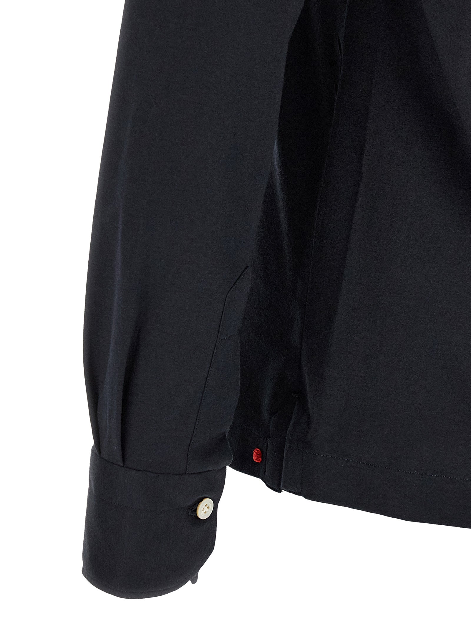 Polo Shirt by Kiton for men in cotton blue presents a distinguished silhouette, showcasing a sophisticated and distinguished for a truly distinguished finish.