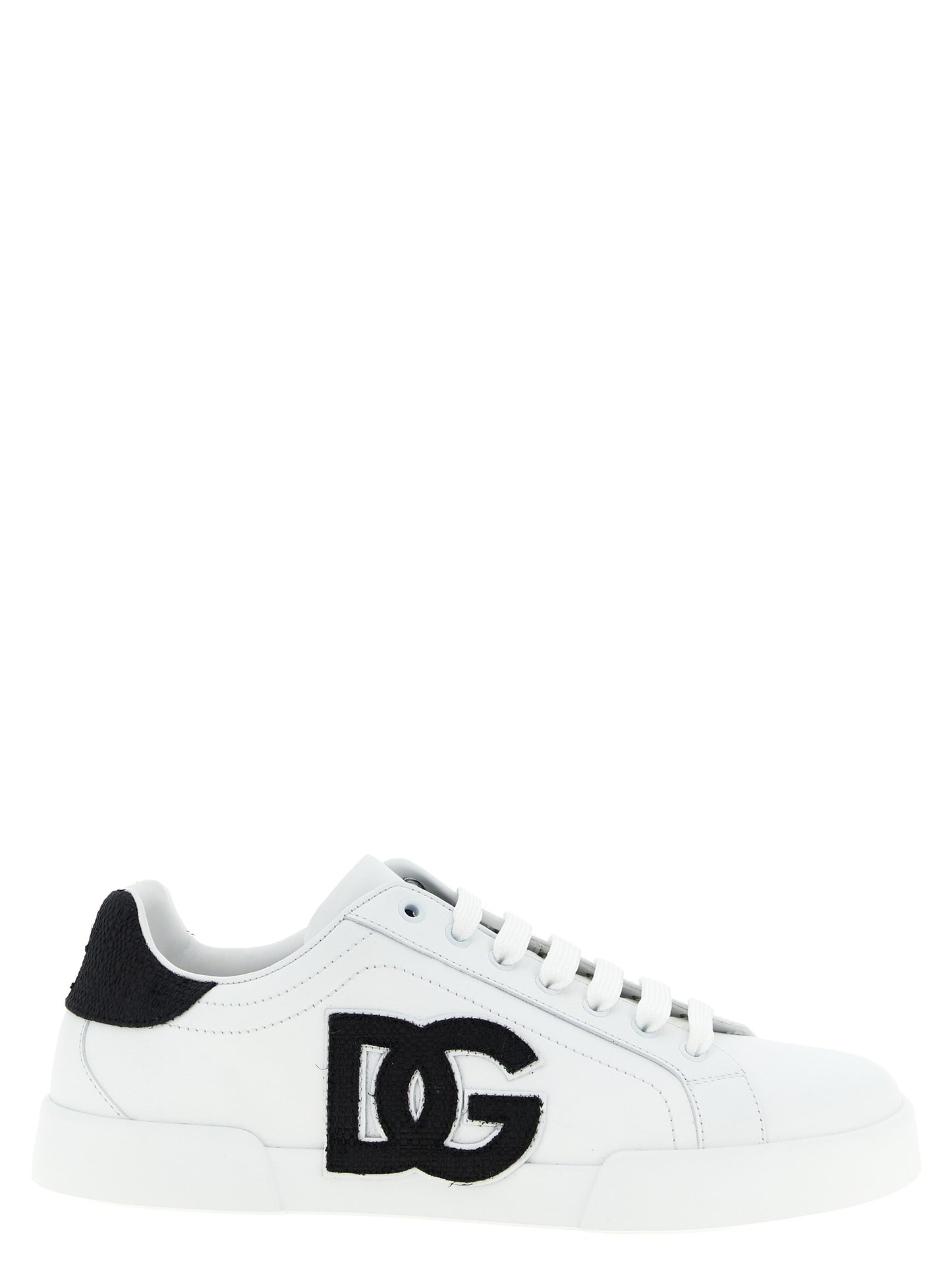 Sneakers by Dolce & Gabbana for men in eva & calfskin leather bicolour, black & white presents a impeccable silhouette as Men's Low Top EVA & Calfskin Leather Sneakers, expertly defined by a impeccable low-top style for a impeccable, high-fashion look.