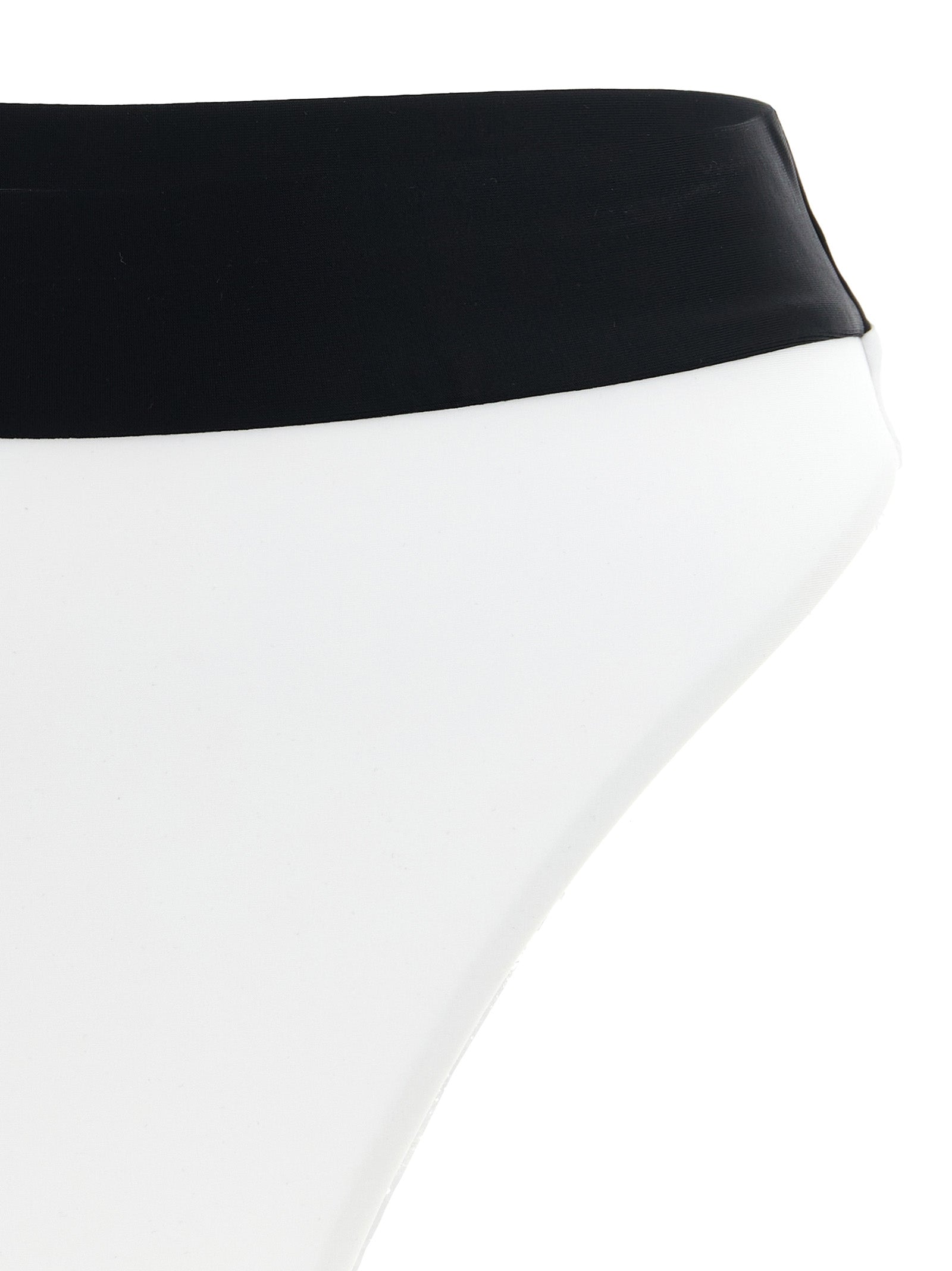 Bikini by GOLDBERGH for women in stretch polyamide bicolour, black & white features a sultry chic silhouette, showcasing the sultry chic design of this Women's Stretch Polyamide Bikini with a sultry chic fit.