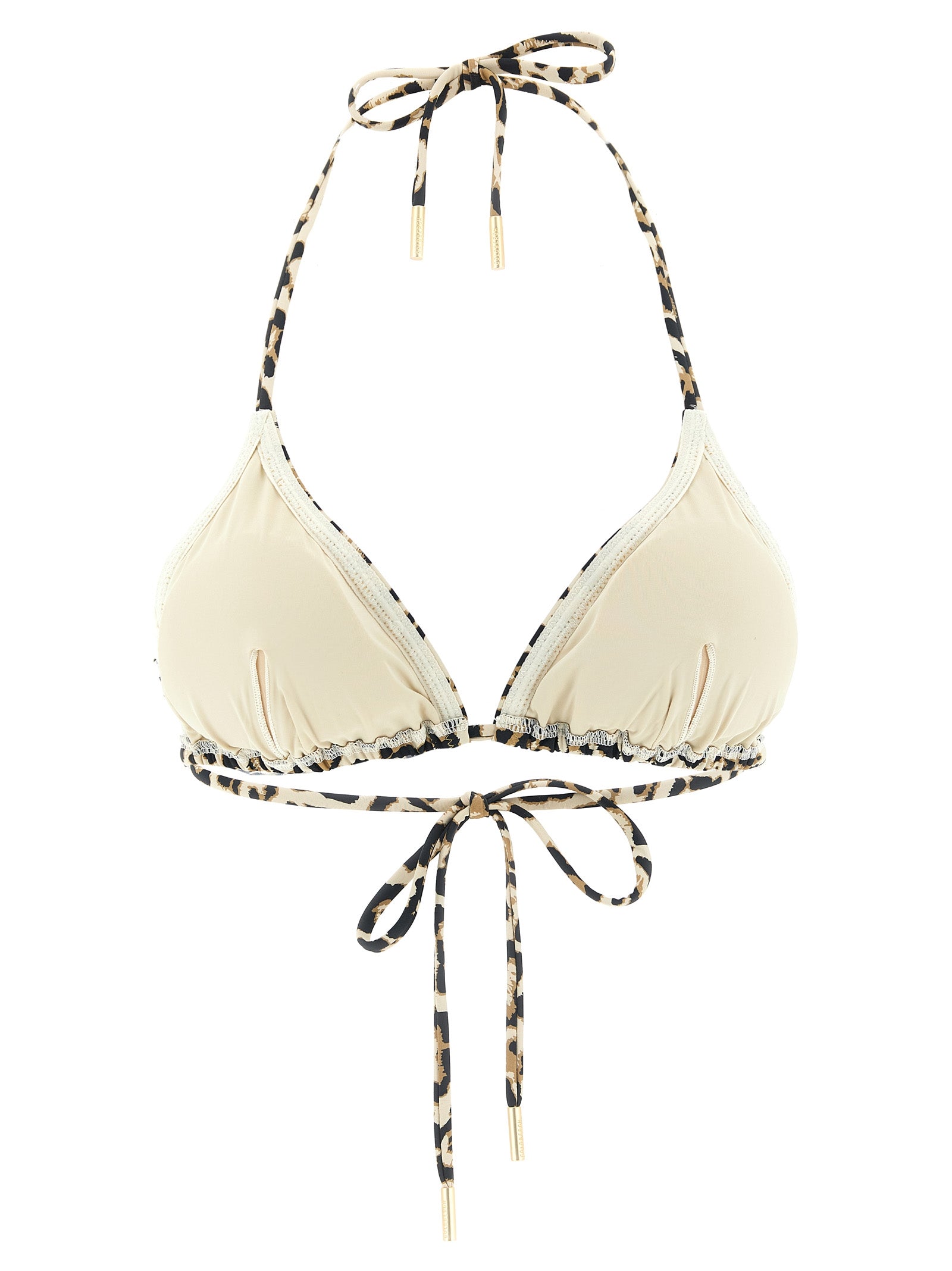 Swimwear Top from GOLDBERGH for women in stretch polyamide polyester animal, beige & print features an sleek design from the Women's Stretch Polyamide Polyester Swimwear Top collection, highlighting a resort-ready fit for a sleek look.